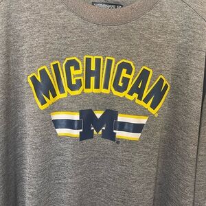 Profile Varsity Men's Michigan Wolverines Black Big and Tall Shirt 4XLT